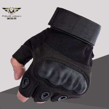Tactical Fingerless Gloves Combat SWAT Military Army Shooting Bicycle Paintball Airsoft Carbon Hard Knuckle Half Finger Gloves
