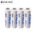 PALO 1~16 14500 900mAh 3.7V Li-ion Rechargeable Batterie AA Accumulator Battery Lithium Cell for Flashlight Headlamp Torch Mouse