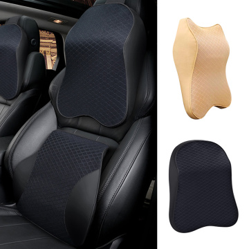 Car Neck Pillow Adjustable Head Restraint 3D Memory Foam Auto Headrest Travel Pillow Neck Support Holder Seat Covers Car Styling