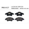 Semi-metallic PRS-0127 auto brake pads for MERCEDES