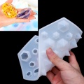 Diamond Gem Ice Cube Tray Mould Clear Mold Silicone DIY Maker Freeze Handmade R9JE