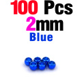 100P 2mm Blue
