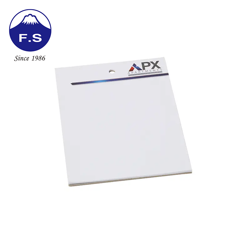 Glued Head Woodfree Paper Customized Logo Notepad Printed