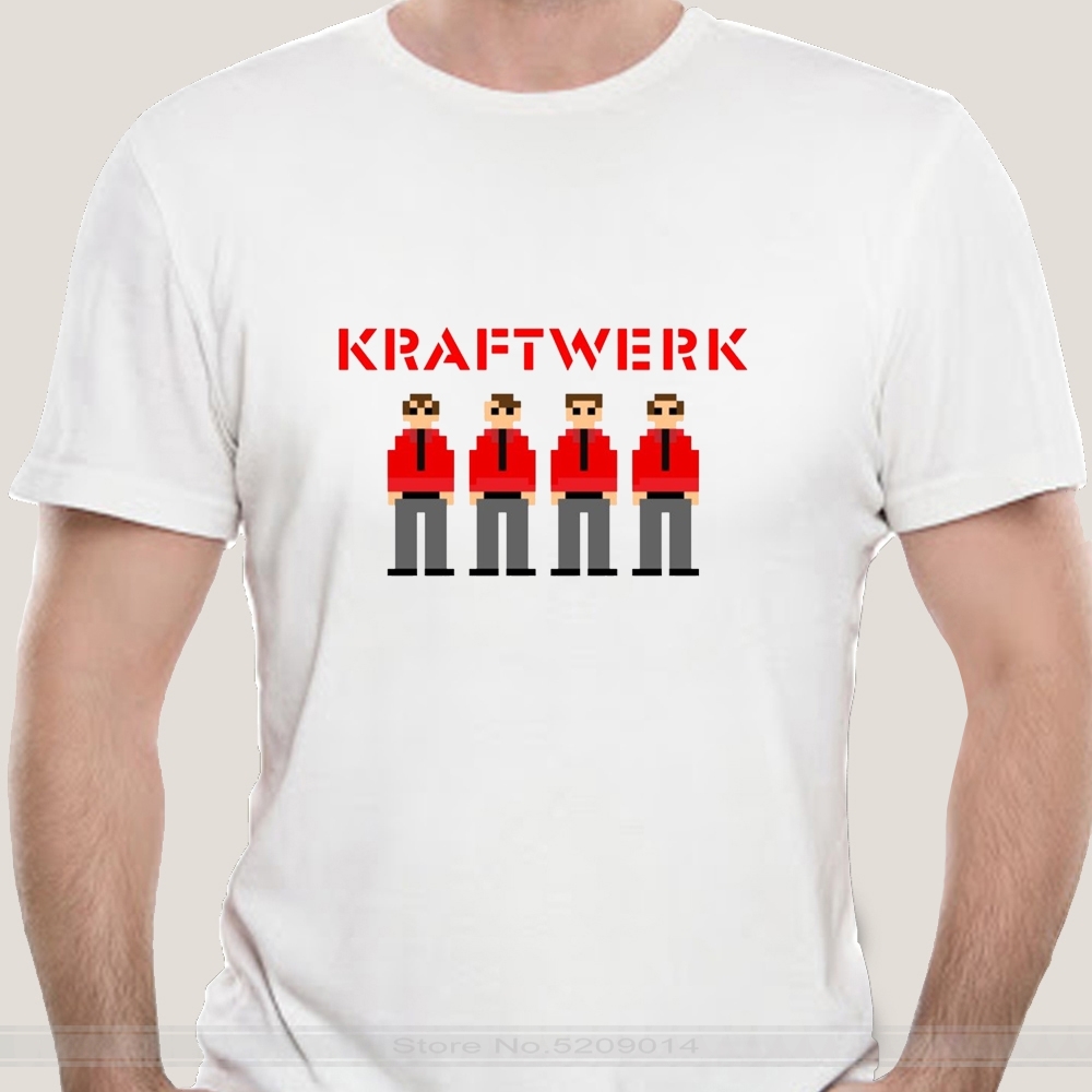 Pixelated Kraftwerk Turquoise Kids Boy T Shirt cotton Short Sleeve O Neck Tshirt Tops Guy euro size Casual T-shirt For Men