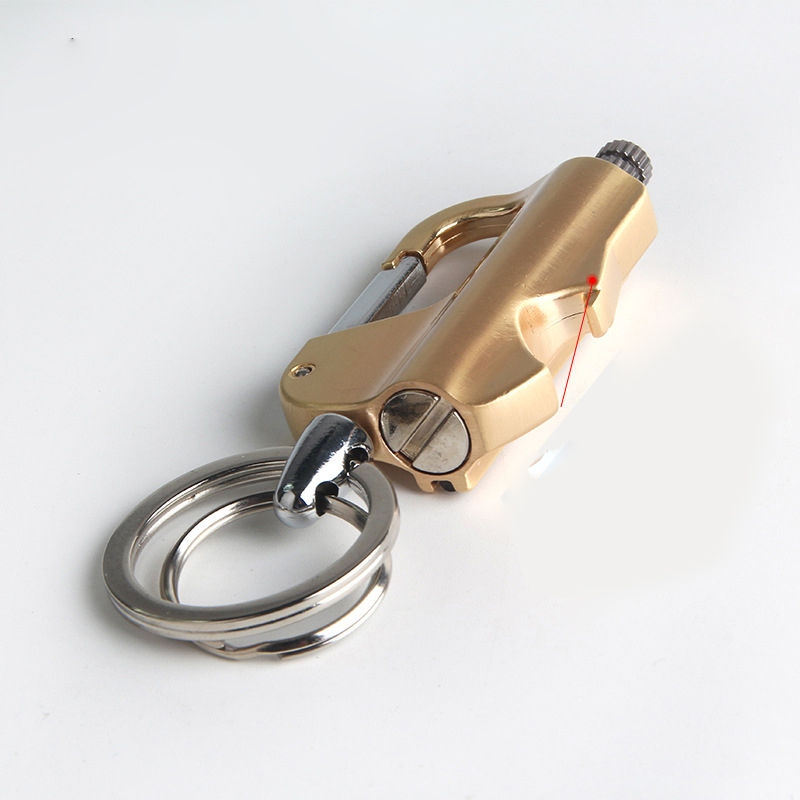 Multi-Function Key Buckle Cigar Cigarette Lighters Smoking Accessories Metal Flint Match Outdoor Products Lighter Gasoline