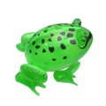 Funny Cute Inflatable Frog with Flashing Light Toddler Kids Children Gifts Animal Blow up Toys Party Decoration
