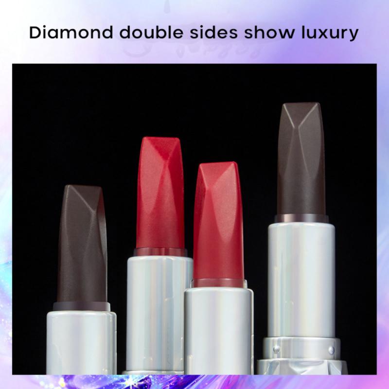 Matte Soft Mist Lipstick Three-color In One Lispstick Lasting Waterproof Makeup Lipstick Easy To Color Lipgloss Cosmetics TSLM1