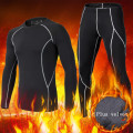 Plus Velvet Thickening Set Thermal Underwear Men Compression Long Johns Keep Warm Winter Inner Wear Clothes Tracksuit Bodyhose
