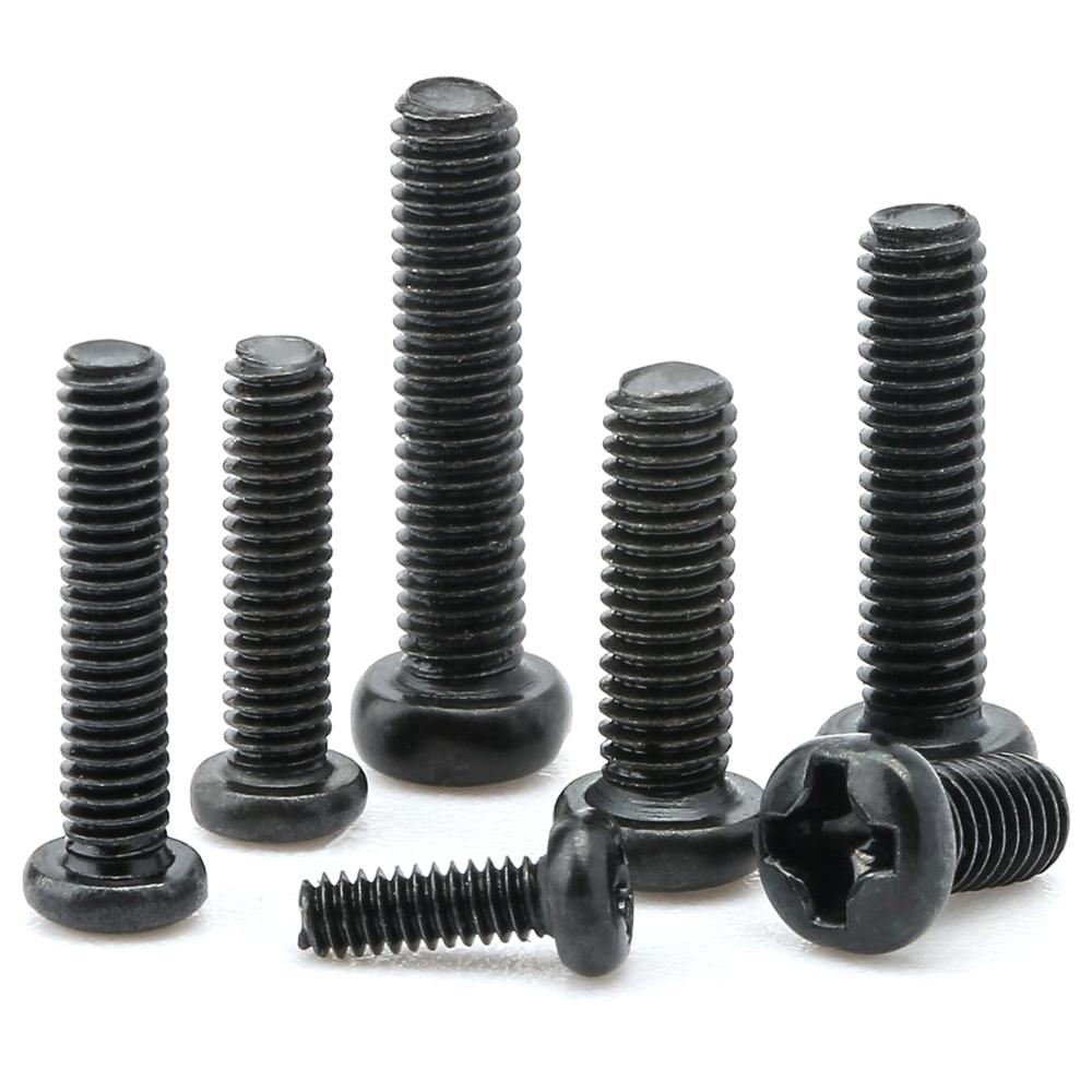 650pcs Cross Recessed Round Pan Head Machine Screws Set M1.4 M1.7 M2 M2.5 M3 Mini Screw laptop computer screw Phillips Screw Kit