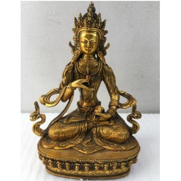 Copper Statue Tibetan brass Bronze Vajradhara Buddha Statue 8.4