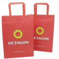 Hot sell kraft paper shopping bags with handles