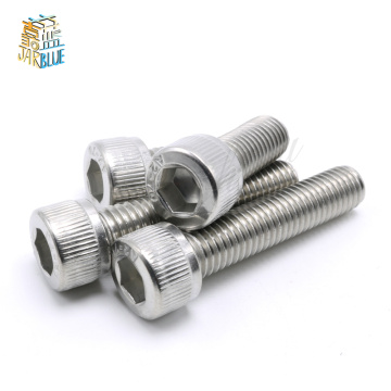 Free shipping 50 Pcs/100 M3 M4 M5 M6 M8 Din912 Parts 304 Stainless Steel Metric Thread Hexagon Head Screw Bolt Holder 4 To 50 Mm