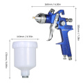 Professional HVLP 1.4mm 1.7mm Air Spray Gun Paint Sprayer 600ml Gravity Feed Airbrush Kit Car Furniture Painting Spraying Tool