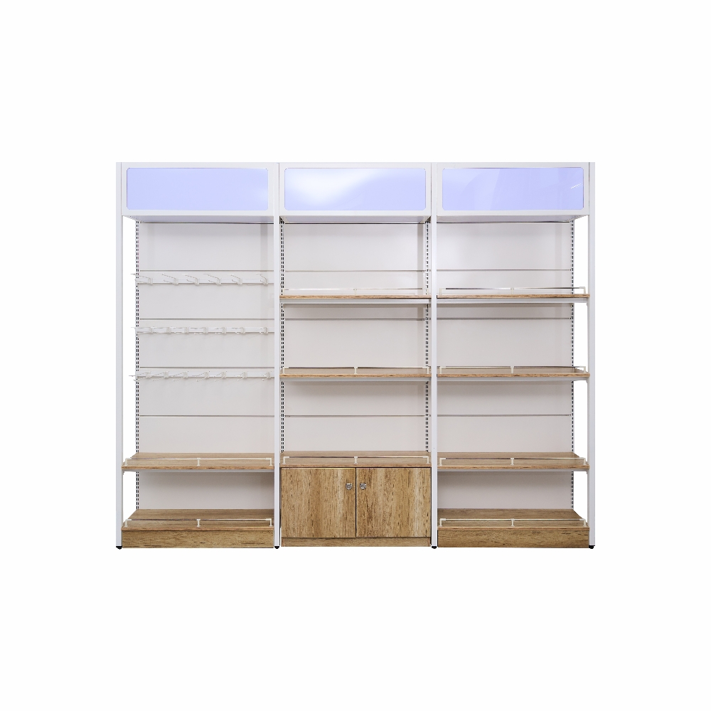 Single Side Steel And Wood Racks