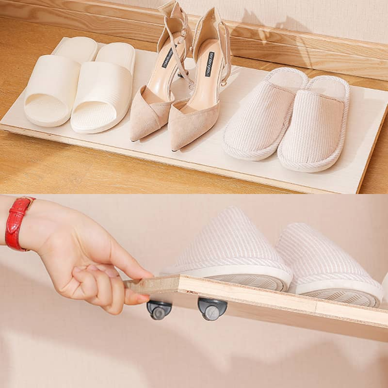 4Pcs/Set Storage Box Pulley Self Adhesive Casters Wheels Funny Home Toy Portable And Durable Furniture Casters Box's Skateboard