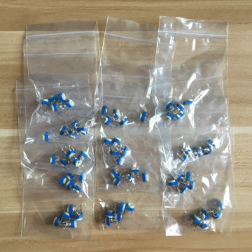 130pcs Trimming Potentiometer RM-063 vertical adjustment 100ohm-1Mohm RM063 Variable Resistors Assorted Kit 13Type*10pcs=130pcs