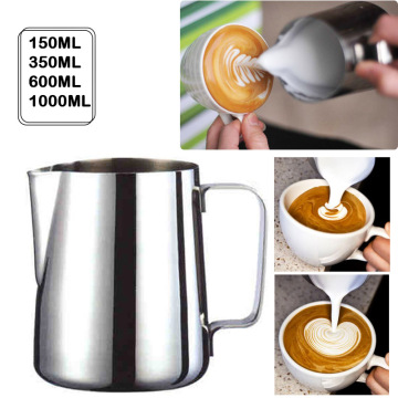 New Handheld Stainless Steel Milk Frothing Jug Espresso Coffee Pitcher Barista Craft Coffee Latte Milk Frothing Jug Pitcher