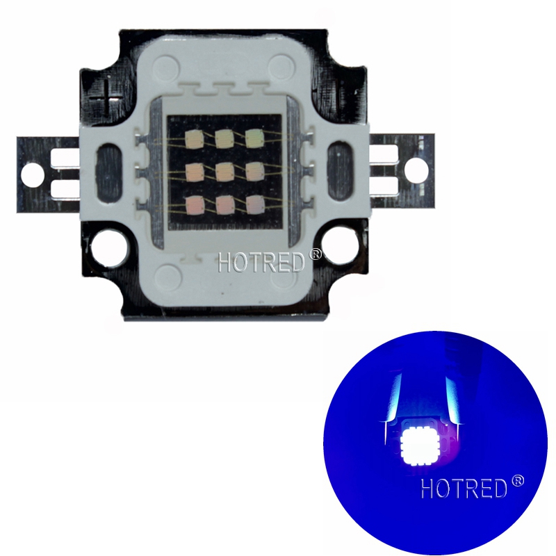 10W UV led 395-400nm High Power LED Light Chip Top quality Ultraviolet Purple Diode Emitter+Inside/ External LED Driver