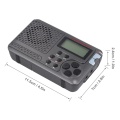 Portable Radio Am/Fm/Sw Pocket Radio with Lcd Sn Multi-Band Digital Stereo Dsp Radio Receiver