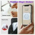 Universal Nano Sticker Phone Stand No Trace Rubber Desk Wall Stickers Tape Cable Winder Kitchen Gel Paste Car Phone Holder