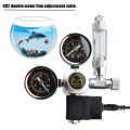 DIY Aquarium CO2 Regulator Magnetic Solenoid Kit Check Valve Fish Tank Accessories CO2 Control System Reactor Generator Set