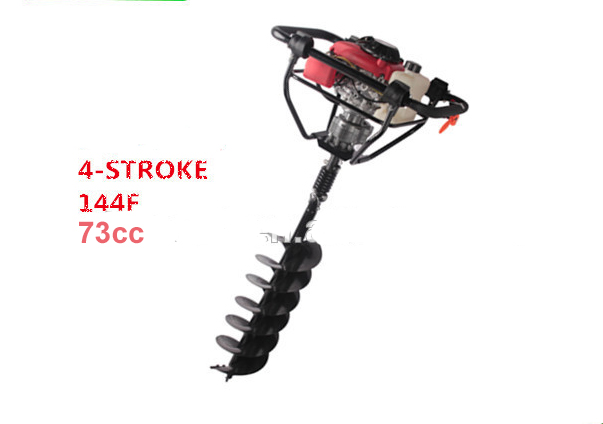 Powerful engine 4 strokes 144F Engine Gasoline Ground Drill/Earth Auger for drilling hole well drilling equipment