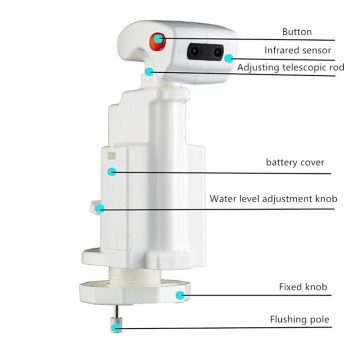 Toilet automatic sensor Smart stool flush valve,Infrared sensor toilet flusher,Intelligent automatic sensor flusher,J18246