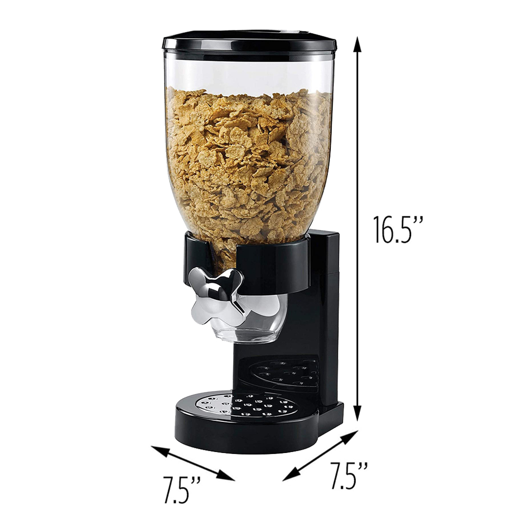 1/ 2 Whole Grain Dispenser Gallons Food Storage Container Cereal Dispenser Grain Oat Storage Container Kitchen Dry Food Snack