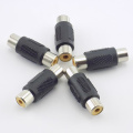 5pcs 10pcs RCA Female to Female Coupler Plug Audio Video Cable Jack Plug Adapter Converter RCA Male to Male Joiner Connector