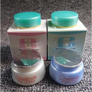 Yanko Chaofanmei whitening day + night cream for face skin care 2pcs/set