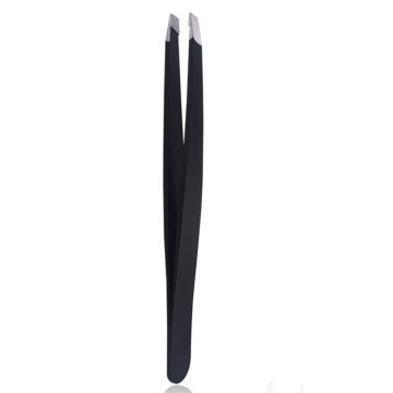 Portable Stainless Steel Inclined Eyebrow Clip Beauty Tool Eyebrow Clip Connected False Eyelash Tweezers Beauty Tool