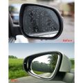 1 Pair Car Anti Water Mist Film Anti Fog Coating Rainproof Hydrophobic Rearview Mirror Protective Film