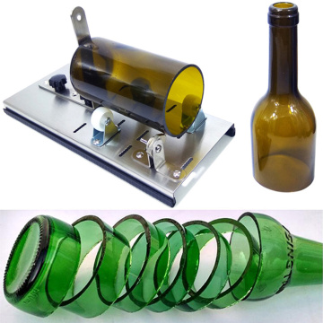 Professionele glassnijder steel 5 wheel uk creative glass bottle cutter machine 2-11mm diy wine bottle lamp cutting tool knife