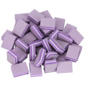 20Pcs/Lot Professional Double-side Square Sponge Nail File 100/180 Grit Purple Sanding Gel Polish Nail Art Care Manicure Tools