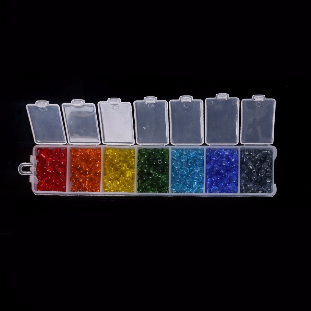 2mm 3mm 4mm Mixed Colors Czech Glass Beads Seed Spacer Beads Charms Crystal Lampwork Glass Seed Beads For Jewelry Making