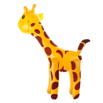 45*18cm Deer Shaped Balloons Infaltable Cartoon Animals PVC Giraffe Design Inflatable Toys Children