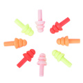 10Pcs/1Pc Comfort Earplugs Noise Reduction Silicone Soft Ear Plugs Swimming Silicone Earplugs Protective For Sleep
