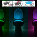 LED Night Lights Toilet Seat Night Light Motion Sensor 8 Colors For Toilet Bowl Luminaria Lamp WC Indoor Lighting
