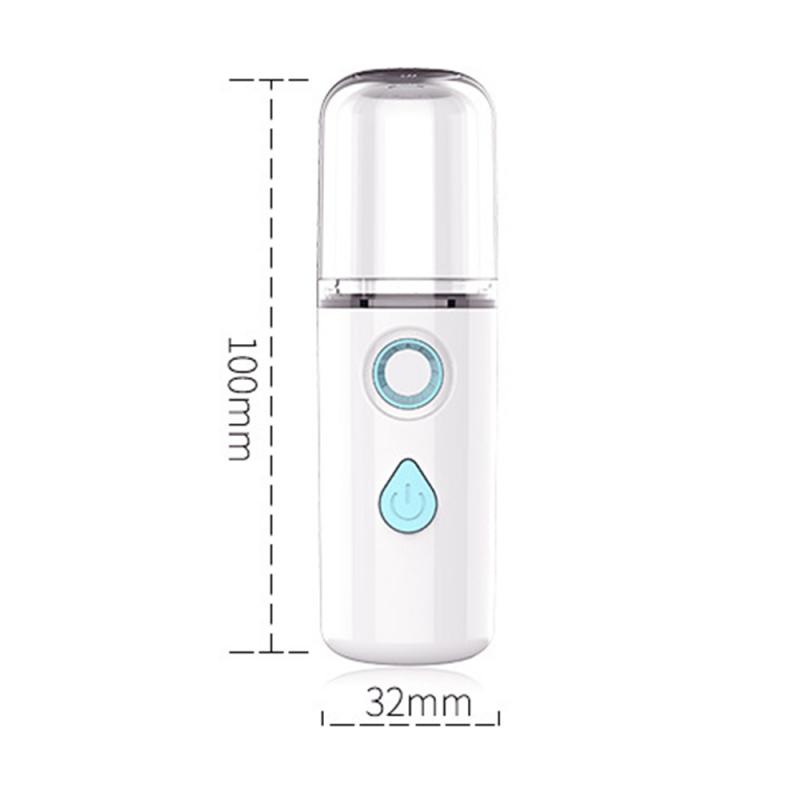 Mini Facial Steamer USB Nano Moisturizer Portable Facial Sprayer Quick Moisturizing Humidifier Face Mist Spray Skin Care Sprayer