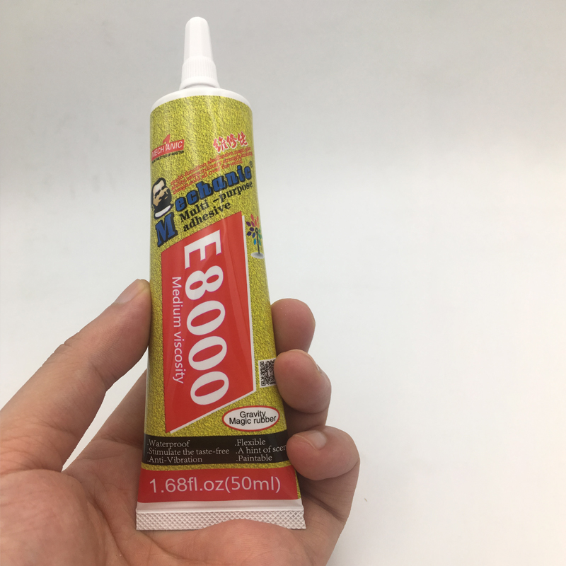 MECHANIC Transparent E-8000 liquid glue E8000 crystal ornaments glass mobile phone other decorations for multipurpose adhesives