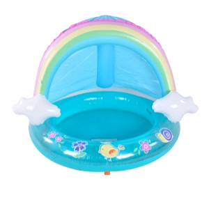 Rainbow baby Pool With Canopy Spray Pool