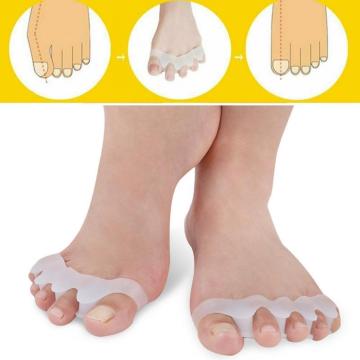1 Pair Hallux Valgus Braces Toe Separator Overlapping Toes Rehabilitation Treatment Foot Bone Orthotic Device Feet Care