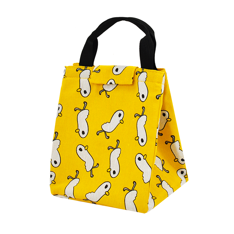 New Lunch Bags For Women Men Kids Cute Cotton Cute Food Picnic Travel Breakfast Thermo Lunch Box Tote Bag Thermal Handbag
