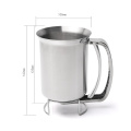 1pc Newest 800ml New Pancake Maker Stainless Steel Pancake Cupcake Batter Dispenser For Cupcakes Belgian Waffles Crepes Baking