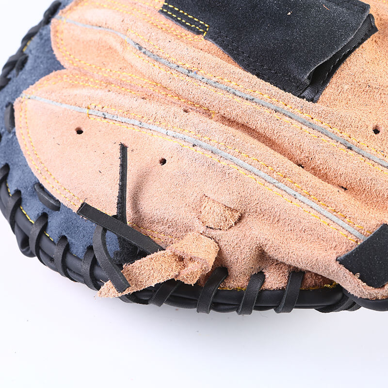 12.5" Pro Full Cow Leather Baseball Softball Gloves Catcher Home Run Infield Pitcher Glove Left Hand