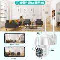 Wifi Outdoor Speed Dome Wireless Wifi Security Camera Pan 1080P PTZ IP Camera Tilt 4X Digital Zoom 2MP Network CCTV Surveillance