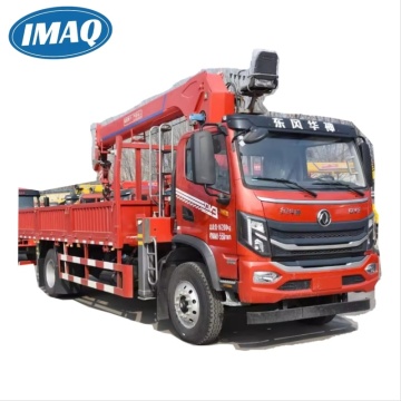 14Ton Telescopic Boom Truck Mounted Crane 5 Section