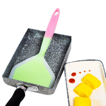 Silicone Non-stick Wide Spatula for Omelette Pancakes and Tamagoyaki Meat Turning kitchen utensils