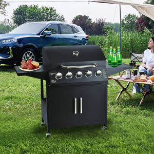 Outdoor Big gas grills 5 Burner barbecue Grill