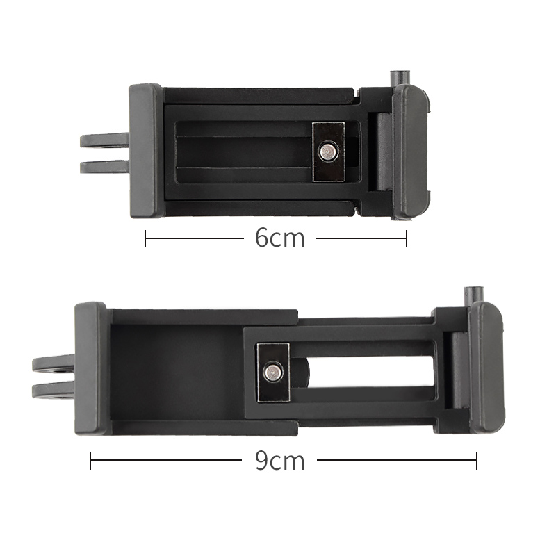 Mobile Phone Clip Holder mount for GoPro Selfie stick monopod For iPhone Xiaom Samsung Huawei OPPO Tripod Adapter Accessories